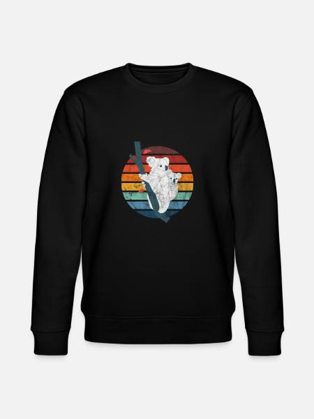 Koala - Stanley/Stella Unisex Bio-Sweatshirt CHANGER  - Schwarz