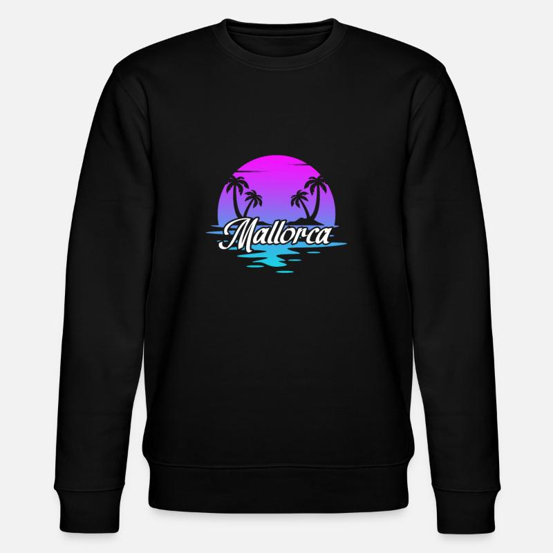 Mallorca - Stanley/Stella Unisex Bio-Sweatshirt CHANGER - Schwarz