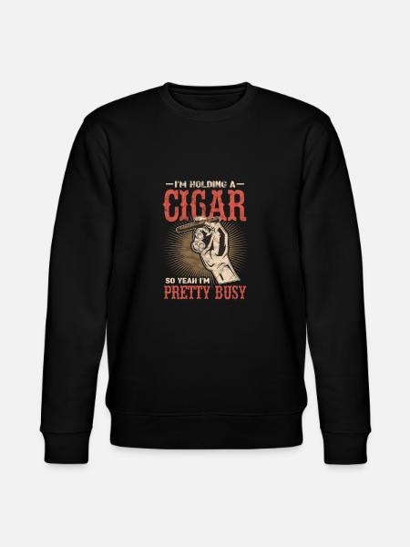 Cigar - Stanley/Stella CHANGER Unisex Organic Sweatshirt - black