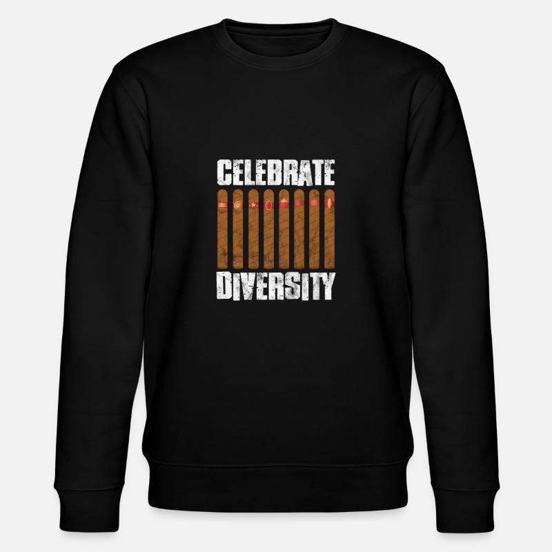 Cigar - Stanley/Stella CHANGER Unisex Organic Sweatshirt - black