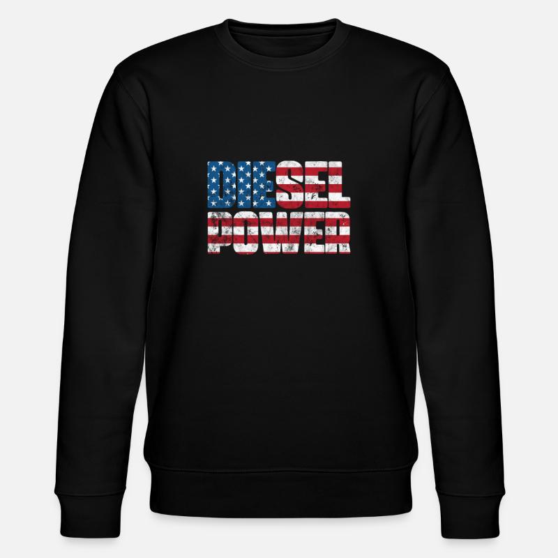Diesel Amerika - Stanley/Stella Unisex Bio-Sweatshirt CHANGER - Schwarz