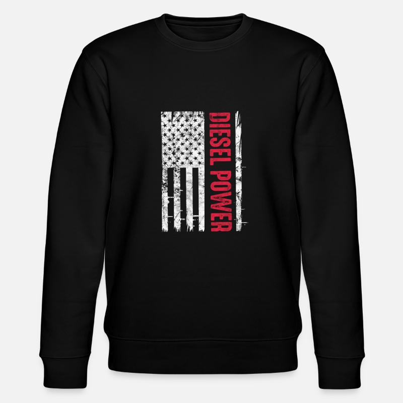 Diesel Amerika - Stanley/Stella Unisex Bio-Sweatshirt CHANGER  - Schwarz