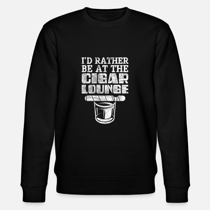 Zigarre Whiskey - Stanley/Stella Unisex Bio-Sweatshirt CHANGER  - Schwarz