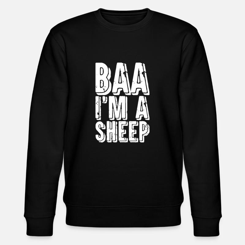 Mouton - Sweat bio CHANGER Stanley/Stella Unisexe - noir