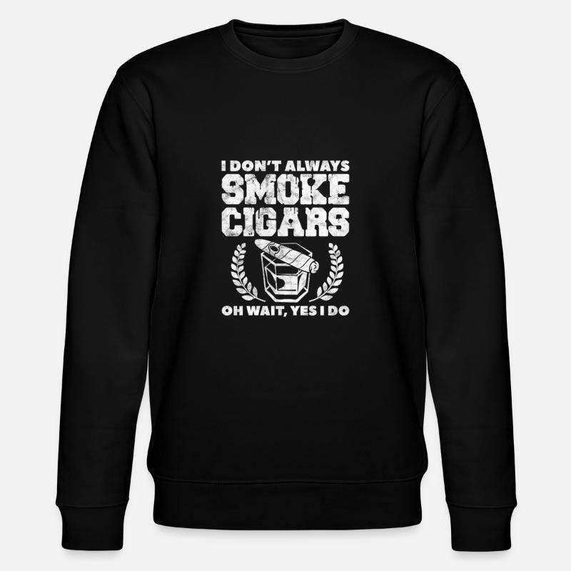 Whisky de cigare - Sweat bio CHANGER Stanley/Stella Unisexe - noir