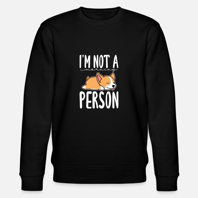 Corgi - Stanley/Stella Unisex Bio-Sweatshirt CHANGER  - Schwarz