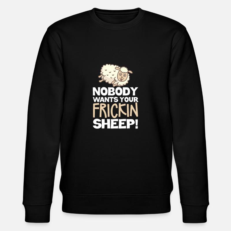 Sheep - Stanley/Stella CHANGER Unisex Organic Sweatshirt - black