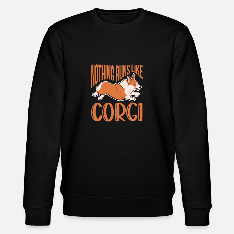Corgi - Stanley/Stella Unisex Bio-Sweatshirt CHANGER  - Schwarz