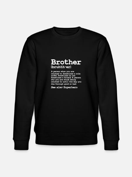 Brother - Stanley/Stella CHANGER Unisex Organic Sweatshirt - black