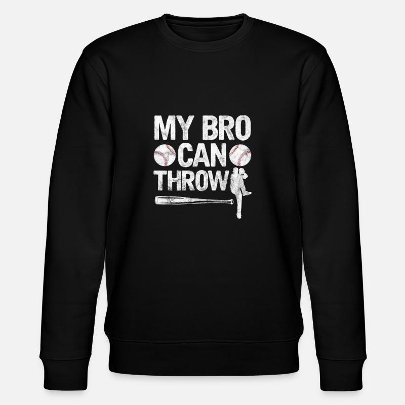 Brother Baseball - Stanley/Stella CHANGER Unisex Organic Sweatshirt - black