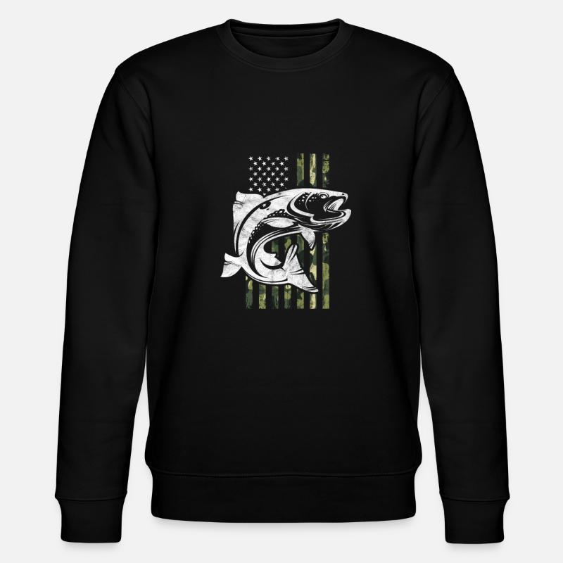 Pêcheur Aux États-Unis - Sweat bio CHANGER Stanley/Stella Unisexe - noir