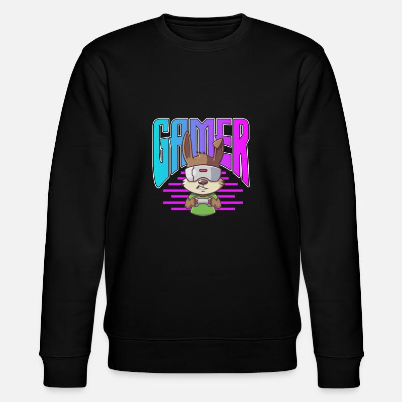 VR Virtual Reality - Stanley/Stella CHANGER Unisex Organic Sweatshirt - black