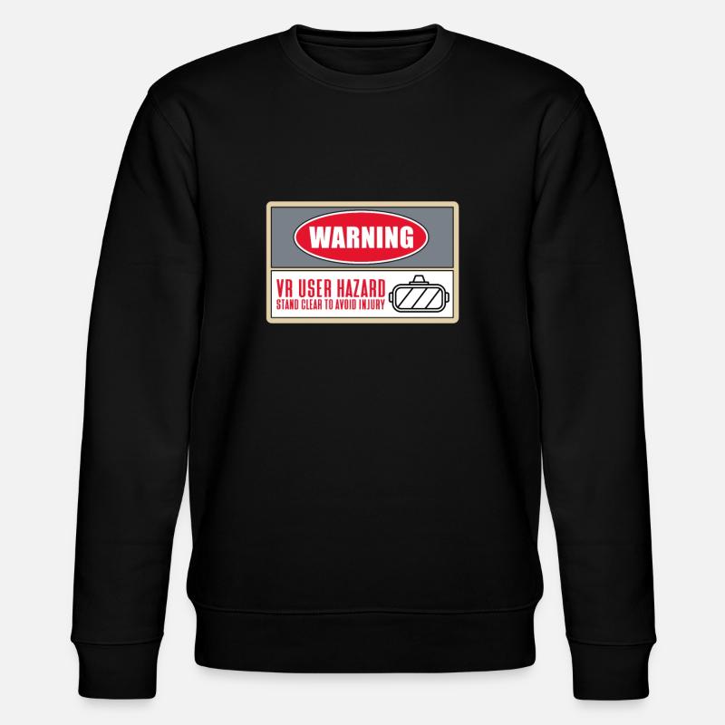 VR Virtual Reality - Stanley/Stella CHANGER Unisex Organic Sweatshirt - black