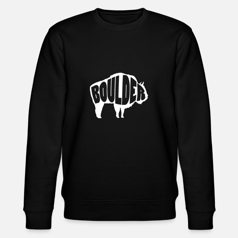 Rocher - Sweat bio CHANGER Stanley/Stella Unisexe - noir