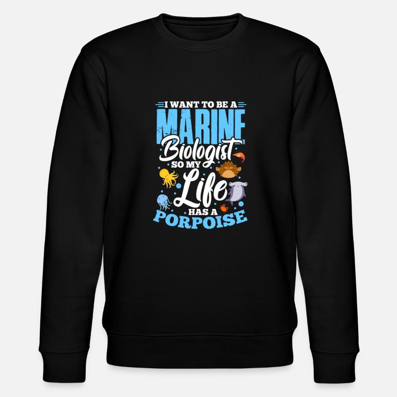 Biologie marine - Sweat bio CHANGER Stanley/Stella Unisexe - noir