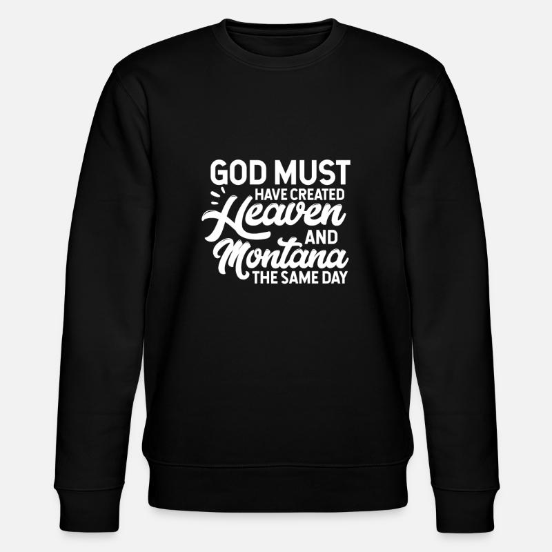 Montana - Sweat bio CHANGER Stanley/Stella Unisexe - noir