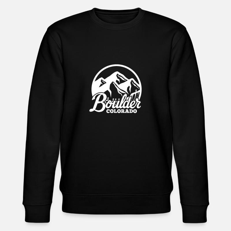 Boulder - Stanley/Stella CHANGER Unisex Organic Sweatshirt - black