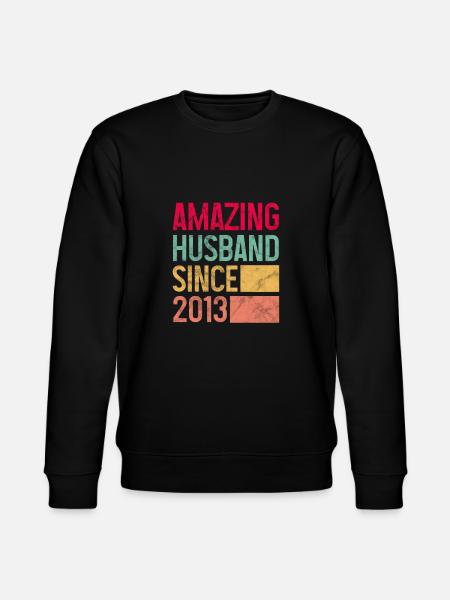 Ehemann seit 2013 - Stanley/Stella Unisex Bio-Sweatshirt CHANGER - Schwarz