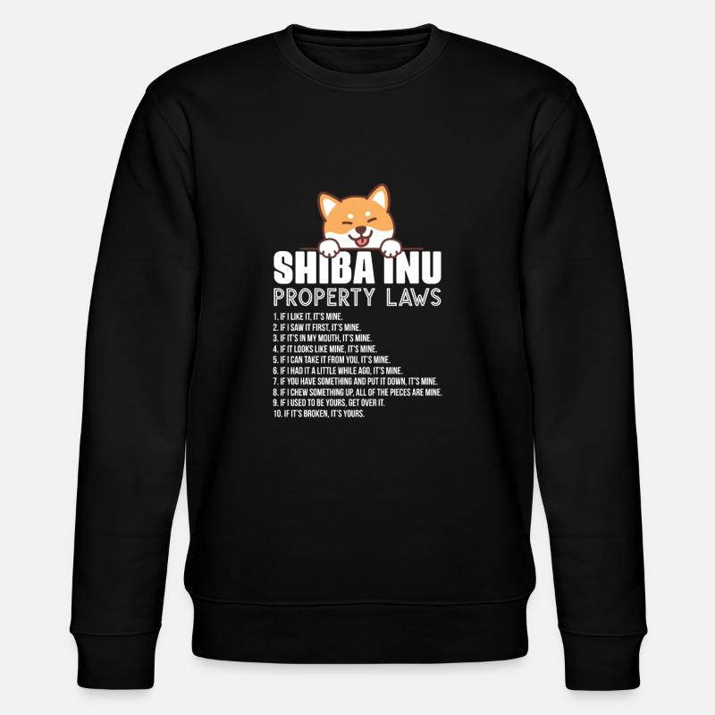 Shiba Inu - Sweat bio CHANGER Stanley/Stella Unisexe - noir