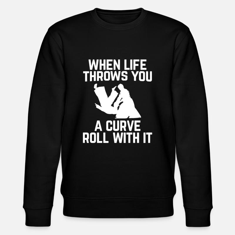 BJJ Jiu Jitsu - Stanley/Stella Unisex Bio-Sweatshirt CHANGER - Schwarz