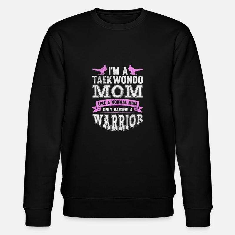 Taekwondo Mutter - Stanley/Stella Unisex Bio-Sweatshirt CHANGER  - Schwarz