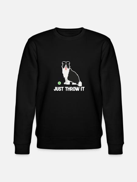 Border Collie - Stanley/Stella CHANGER Unisex Organic Sweatshirt - black