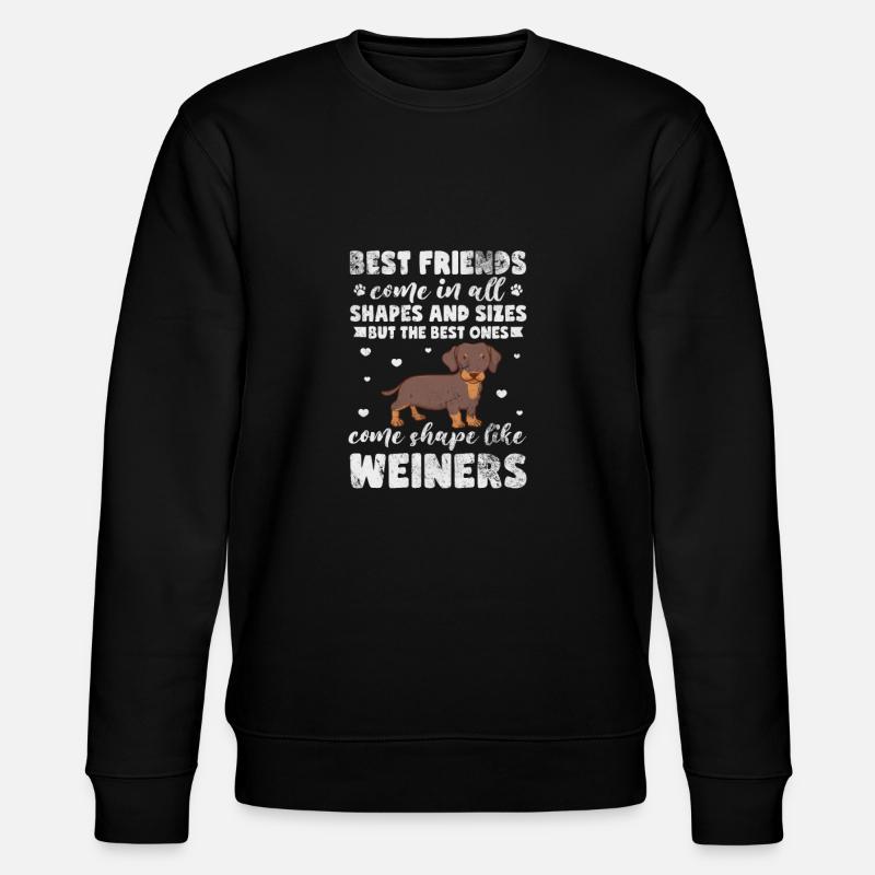 Dackel - Stanley/Stella Unisex Bio-Sweatshirt CHANGER  - Schwarz