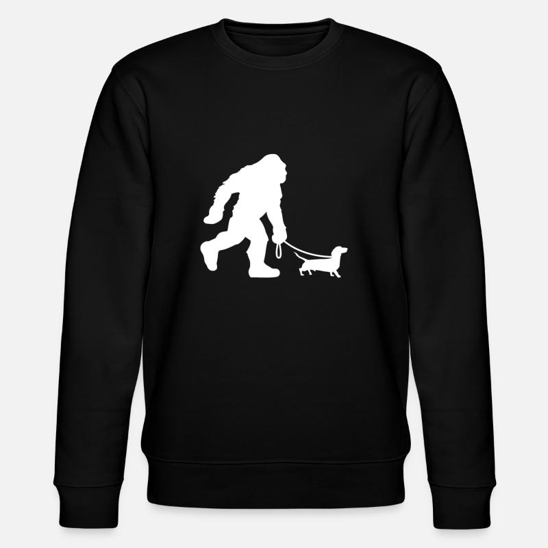Teckel Bigfoot Chiens Cadeaux-Cadeaux-Cadeaux. - Sweat bio CHANGER Stanley/Stella Unisexe - noir