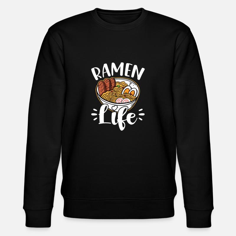 Ramen - Stanley/Stella Unisex Bio-Sweatshirt CHANGER  - Schwarz