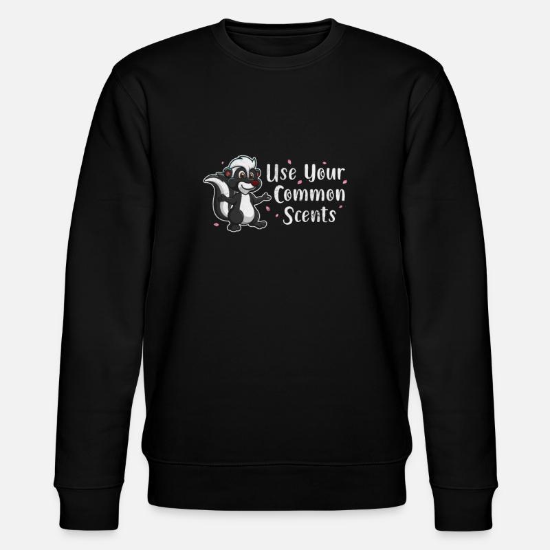 Skunk Stinker Stinker Skunk Gift - Stanley/Stella CHANGER Unisex Organic Sweatshirt - black
