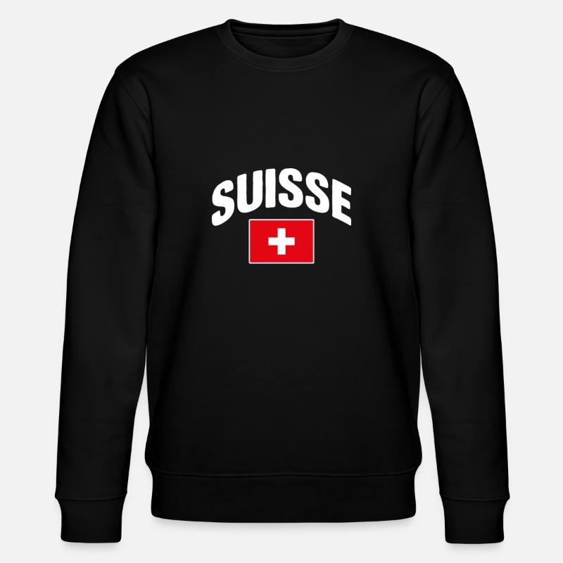 Suisse - Sweat bio CHANGER Stanley/Stella Unisexe - noir
