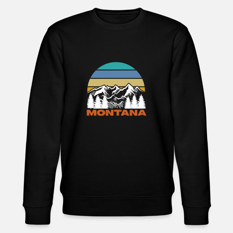 Montana - Stanley/Stella Unisex Bio-Sweatshirt CHANGER - Schwarz