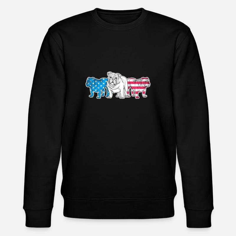 Bouledogue américain - Sweat bio CHANGER Stanley/Stella Unisexe - noir