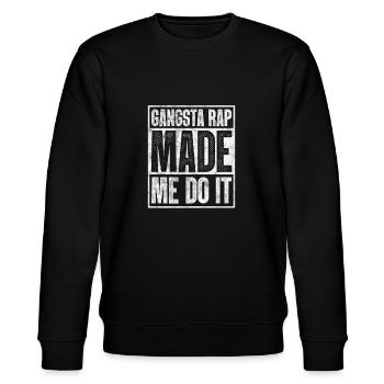 Hip Hop - Stanley/Stella CHANGER Unisex Organic Sweatshirt - black - Front - Nik (191cm) & Marisol (170cm)