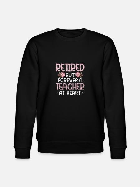 Retired teacher - Stanley/Stella CHANGER Unisex Organic Sweatshirt - black