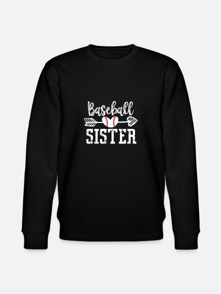 Baseball Schwester - Stanley/Stella Unisex Bio-Sweatshirt CHANGER  - Schwarz
