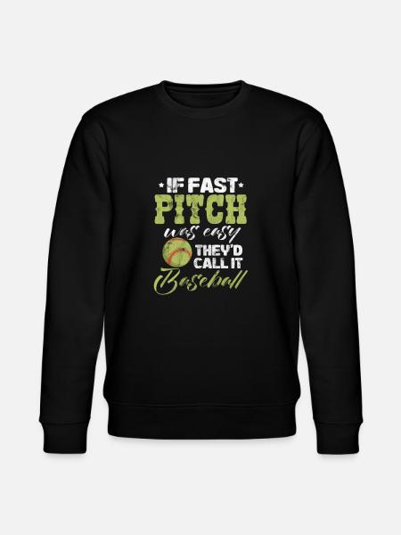 Softball - Stanley/Stella CHANGER Unisex Organic Sweatshirt - black