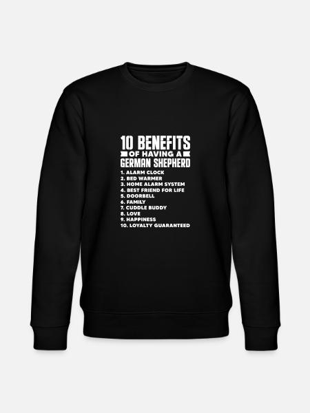 German Shepherd - Stanley/Stella CHANGER Unisex Organic Sweatshirt - black