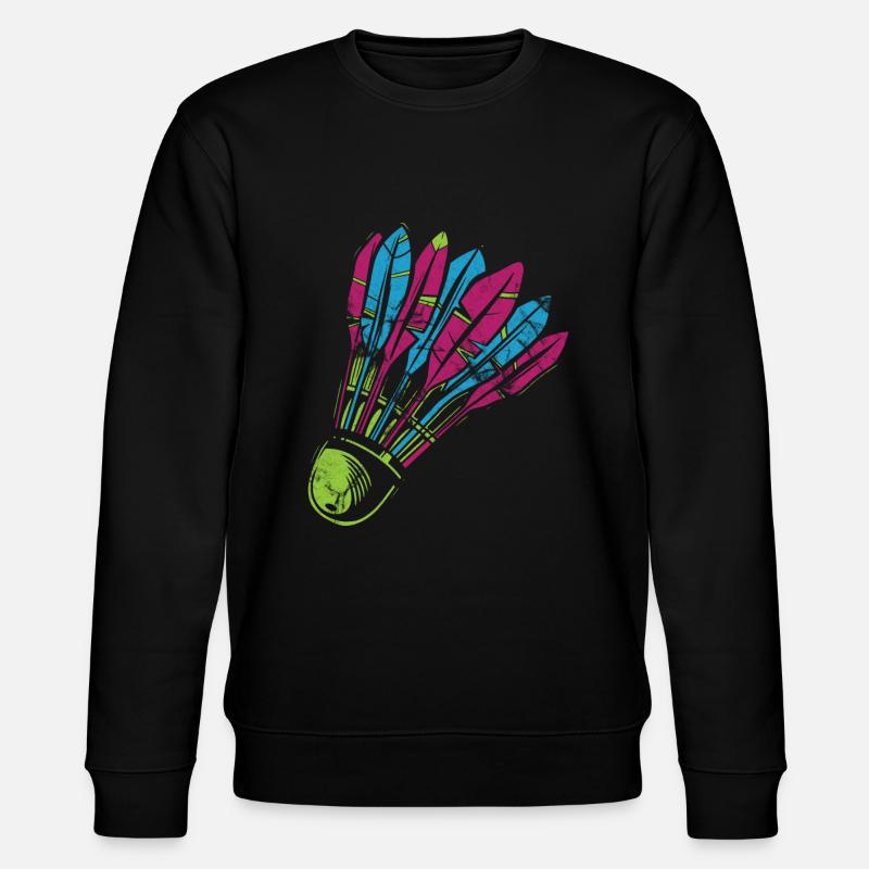 Badminton - Stanley/Stella Unisex Bio-Sweatshirt CHANGER  - Schwarz