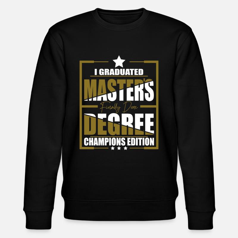 Maîtrise - Sweat bio CHANGER Stanley/Stella Unisexe - noir