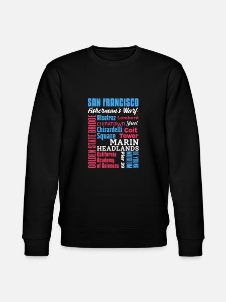 San Francisco - Stanley/Stella CHANGER Unisex Organic Sweatshirt - black