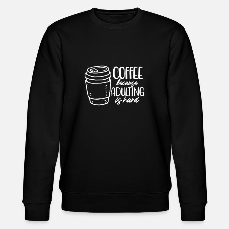 Coffee Caffeine Espresso Barista Gift - Stanley/Stella CHANGER Unisex Organic Sweatshirt - black