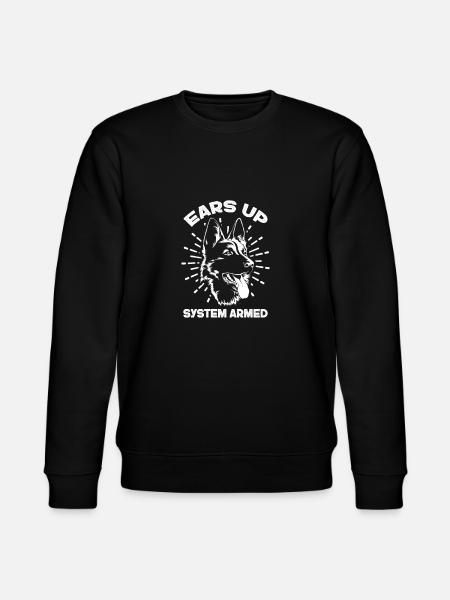 German Shepherd - Stanley/Stella CHANGER Unisex Organic Sweatshirt - black