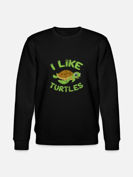 Turtle - Stanley/Stella CHANGER Unisex Organic Sweatshirt - black