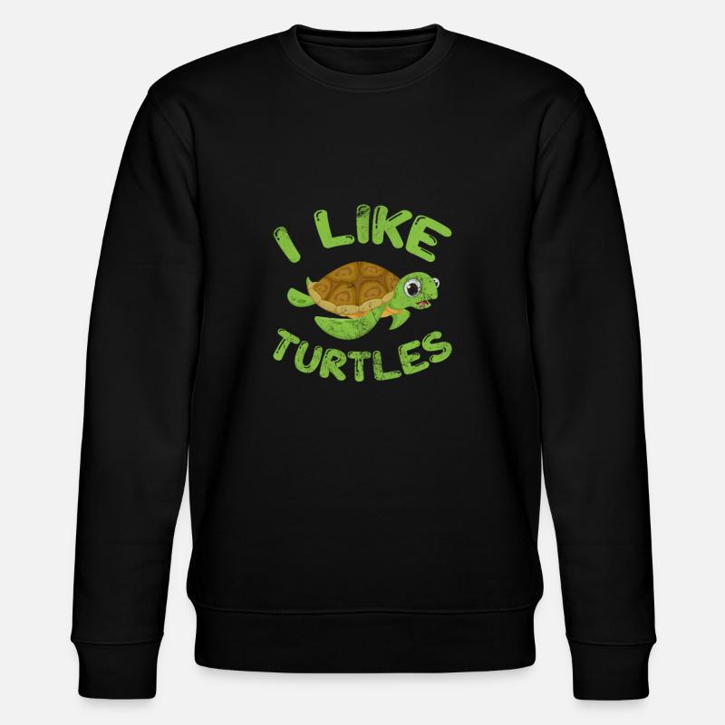 Tortue - Sweat bio CHANGER Stanley/Stella Unisexe - noir