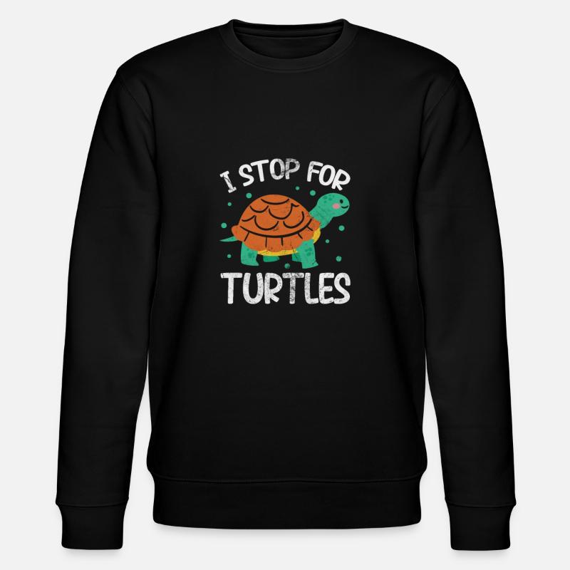 Tortue - Sweat bio CHANGER Stanley/Stella Unisexe - noir