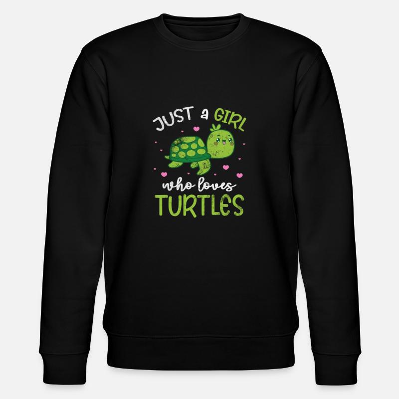 Turtle - Stanley/Stella CHANGER Unisex Organic Sweatshirt - black