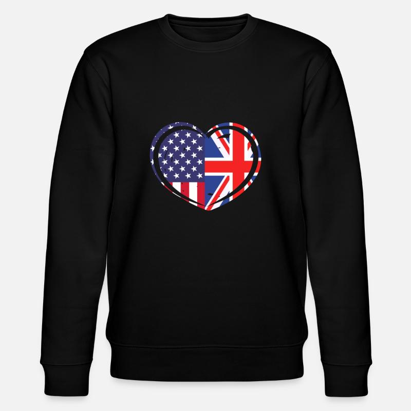 Royaume-Uni États-Unis Royaume-Uni Amérique Cadeau - Sweat bio CHANGER Stanley/Stella Unisexe - noir