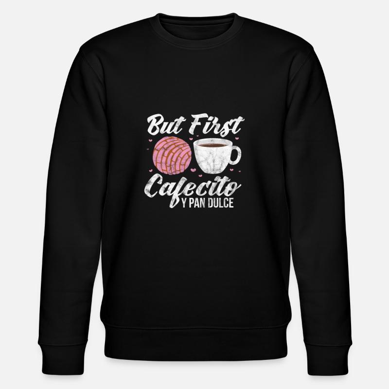 Sewing coffee - Stanley/Stella CHANGER Unisex Organic Sweatshirt - black