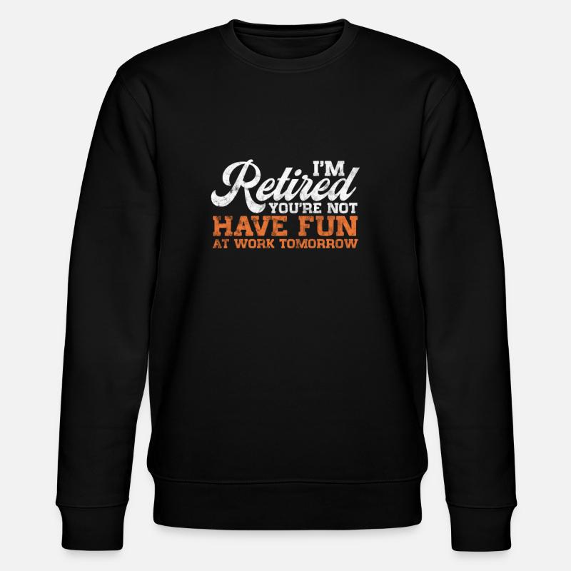 Retirement - Stanley/Stella CHANGER Unisex Organic Sweatshirt - black